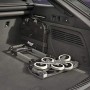 ATHLON TOOLS Carrello di trasporto pieghevole saliscale | Piattaforma di carico con cuscinetti antiscivolo | Ruote con battistra
