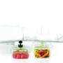 FoodSaver Set di 2 Contenitori Salva Freschezza Sottovuoto, 1 da 700 ml e 1 da 1.2 Litri, BPA Free, Indicatore del Vuoto, Traspa