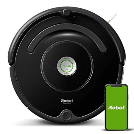 iRobot Roomba 671 Robot aspirapolvere WiFi, Adatto a tappeti e Pavimenti, Tecnologia Dirt Detect, Sistema 3 Fasi, 58 dB, Pulizia