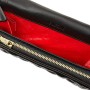 Love Moschino PORTAF.Quilted Nappa PU, Portafogli Donna, Nero, Normale