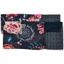Desigual Foul_Indi Chintz Patch Sciarpa di Moda, Black, U Donna