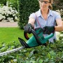 Bosch 0600847G00 AHS 55-26 Tagliasiepi Elettrica, Doppia Lama, 600 W, Nero/Verde/Rosso