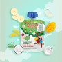 Cuore di Frutta Frullato di Frutta Bio, Mela, Yogurt, Banana, Mango, Cocco e Miglio - Confezioni da 90G, 12 Unità