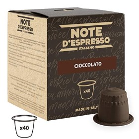 Note D'Espresso Cioccolato Preparato Solubile in Capsule per Bevanda al Gusto di Cioccolato - 280 g (40 x 7 g) & Preparato Solub