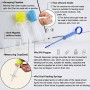 OneBarleycorn - Mangiatoia per Medicine Riutilizzabile, con Punta in Silicone, siringhe e Pillole,Liquido, per Cani, Gatti, Anim