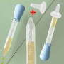 OneBarleycorn - Mangiatoia per Medicine Riutilizzabile, con Punta in Silicone, siringhe e Pillole,Liquido, per Cani, Gatti, Anim