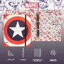 Grupo Erik CARP1636 Raccoglitore ad anelli  Marvel Captain America Shield