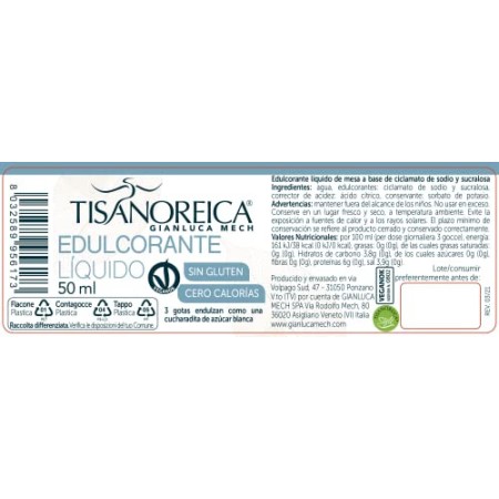 Gianluca Mech Dolcificante Liquido - 80 g