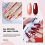 Shelloloh Set di smalti UV per unghie con lampada, 8 smalti UV 36 W UV / LED completo per nail art
