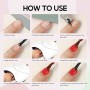 Shelloloh Set di smalti UV per unghie con lampada, 8 smalti UV 36 W UV / LED completo per nail art