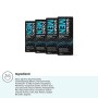 Marchio Amazon - Solimo Uomo detergente viso al carbone attivo con pantenolo e vitamina E, 4x150ml