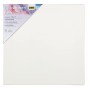 Idena 60031 - Telaio con tela in 100% cotone, 380 g/m², certificato FSC, per colori a olio e acrilico, ca. 30 x 30 cm, bianco