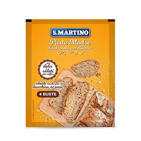 S.Martino - Lievito Madre - 1 Confezione da 4 Buste