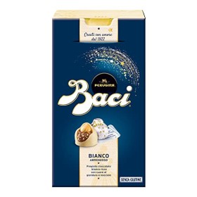 Perugina Baci Cioccolatini Bianchi Ripieni di Gianduia e Nocciola, 200g