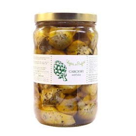 Voglia Di Puglia Cuore Di Carciofi Italiani Sottolio In Olio Extravergine Di Oliva 500 Grammi