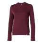 CARE OF by PUMA, Felpa Girocollo da Donna, a Maniche Lunghe in Pille, Rosso (Red), 40, Label: XS