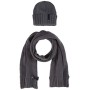 Calvin Klein K50k505185 Set Sciarpa, Cappello e Guanti, Grigio (Dark Grey Psm), Unica (Taglia Produttore: OS) Uomo