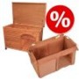 Set Cuccia per cani Trixie Natura con tetto piatto e Isolamento - L 116 x P 79 x H 82 cm