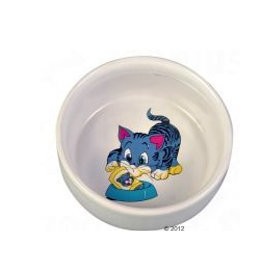 Ciotola in ceramica con decoro - 1 pz