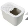 Toilette per gatti Savic Hop In - antracite / bianco