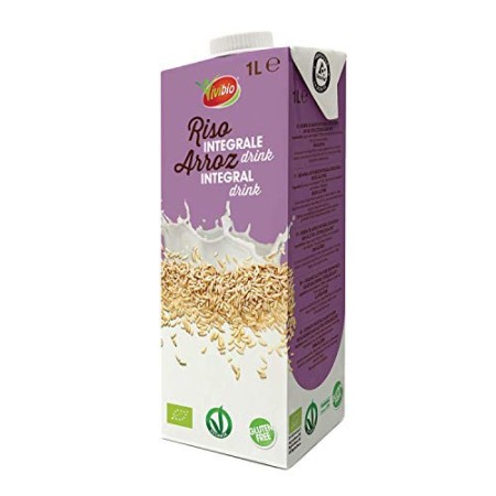 Vivibio Bevanda Riso Integrale Drink senza Glutine Bio - 6 bottiglie da 1 l