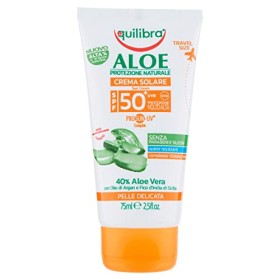 Equilibra Aloe Crema Solare Spf 50+, Travel Size 75 ml