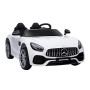 homcom Macchinina Elettrica per Bambini con Licenza Ufficiale Mercedes-Benz Luci e Fanali Funzionanti Lettore di Musica MP3 e Mi
