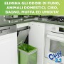 Oust 3 in 1 Spray Elimina Odori, Disinfettante per Superfici e Tessuti, Uccide il 99.9 % dei Batteri sulle Superfici, 1 Confezio