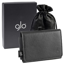 glo Mini Pochette Porta Sigaretta Elettronica in Similpelle Nero 