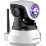 Sricam SP017 Telecamera di Sorveglianza Wireless 1080P, Videocamera IP HD Interno WiFi/Ethernet con Visione Notturna, Audio Bidi