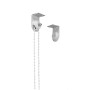 Garden Friend Tenda da sole a Caduta con rullo in alluminio e copertura in poliestere, attacco a soffitto, Altezza 250 cm, Lungh