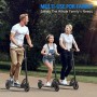 besrey Monopattino Big Wheel Kick Scooter con Doppia Sospensione, Pieghevole e Altezza Regolabile Urban Scooter per Adulti e Bam