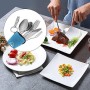 FYSHOP Set di Posate da Campeggio Viaggio in Acciaio Inossidabile Posate Portatili con Custodia in Neoprene Ufficio