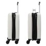 Cabin Max Velocity Trolley Rigido Cabin Size Leggero | Valigia con 4 Ruote in ABS Resistente 55x40x20 con Zip ESPANDIBILE a 55x4