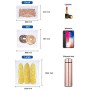 Sacchetti Alimenti Riutilizzabili 12 Pezzi Ziplock Sacchetti Portaoggetti (2 per Frutta/5 per Tramezzini/5 per Snack) Sacchetti 