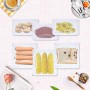 Sacchetti Alimenti Riutilizzabili 12 Pezzi Ziplock Sacchetti Portaoggetti (2 per Frutta/5 per Tramezzini/5 per Snack) Sacchetti 