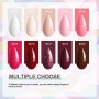 Shelloloh UV Gel Polish Starter Set 10pcs Nail Polish Nail Studio Set con 24W UV / LED Lampada per unghie Gel per unghie Color G