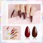 Shelloloh UV Gel Polish Starter Set 10pcs Nail Polish Nail Studio Set con 24W UV / LED Lampada per unghie Gel per unghie Color G