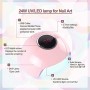 Shelloloh UV Gel Polish Starter Set 10pcs Nail Polish Nail Studio Set con 24W UV / LED Lampada per unghie Gel per unghie Color G