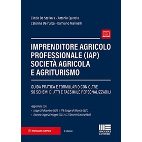 Libro Imprenditore Agricolo Professionale Società Agricola e Agriturismo