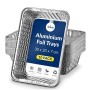 Teglie alluminio usa e getta, contenitori da cucina di alluminio per alimenti, Vaschette alluminio per cucinare al forno, conser