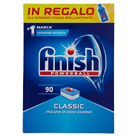 Finish Pastiglie Lavastoviglie Classic, Regular, 90 Tabs