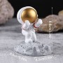  Supporto per Cellulare Astronauta in Resina color Oro