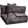 AmazonBasics - Set copripiumino in microfibra, 200 x 200 cm, Grigio industriale (Industrial Grey)