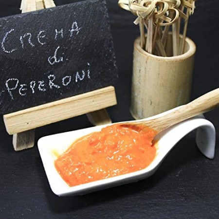 CiboCrudo Crema di Peperoni Cruda Bio, Perfetta per Condire Pasta Risotti Crostini e Bruschette, Spalmabile, Contiene 98% di Pep