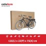 Scatola Resistente per Trasporto di Biciclette - Cartone a Onda Doppia, Montaggio Rapido e Facilità di Trasporto (1350 x 220 x 