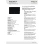 Whirlpool MWF 426 SL Forno a Microonde Extra Space, 25 Litri, Argento, con griglia alta, piatto Crisp + maniglia