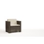 Bica 9018 Set Salottino Colorado 5 Posti 120 x 70 x 70 cm, Marrone, 336 x 336 x 64 cm