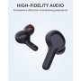 AUKEY Cuffie Bluetooth 5 Bassi Potenziati, Auricolari Senza Fili con Ricarica Rapida USB-C, IPX5 Impermeabili, Riproduzione di 2
