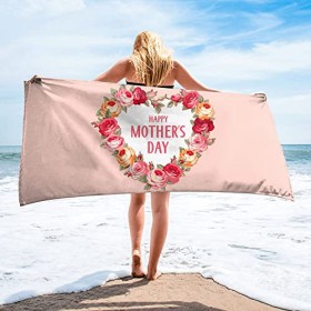 Telo Mare Happy Mother's Day Microfibra 140 x 70 cm